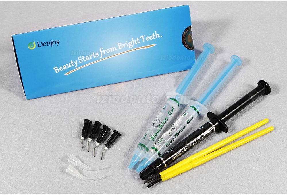 2 Conjuntos Gel de Clareamento Dental para Luz Para Clareamento Dental Kits